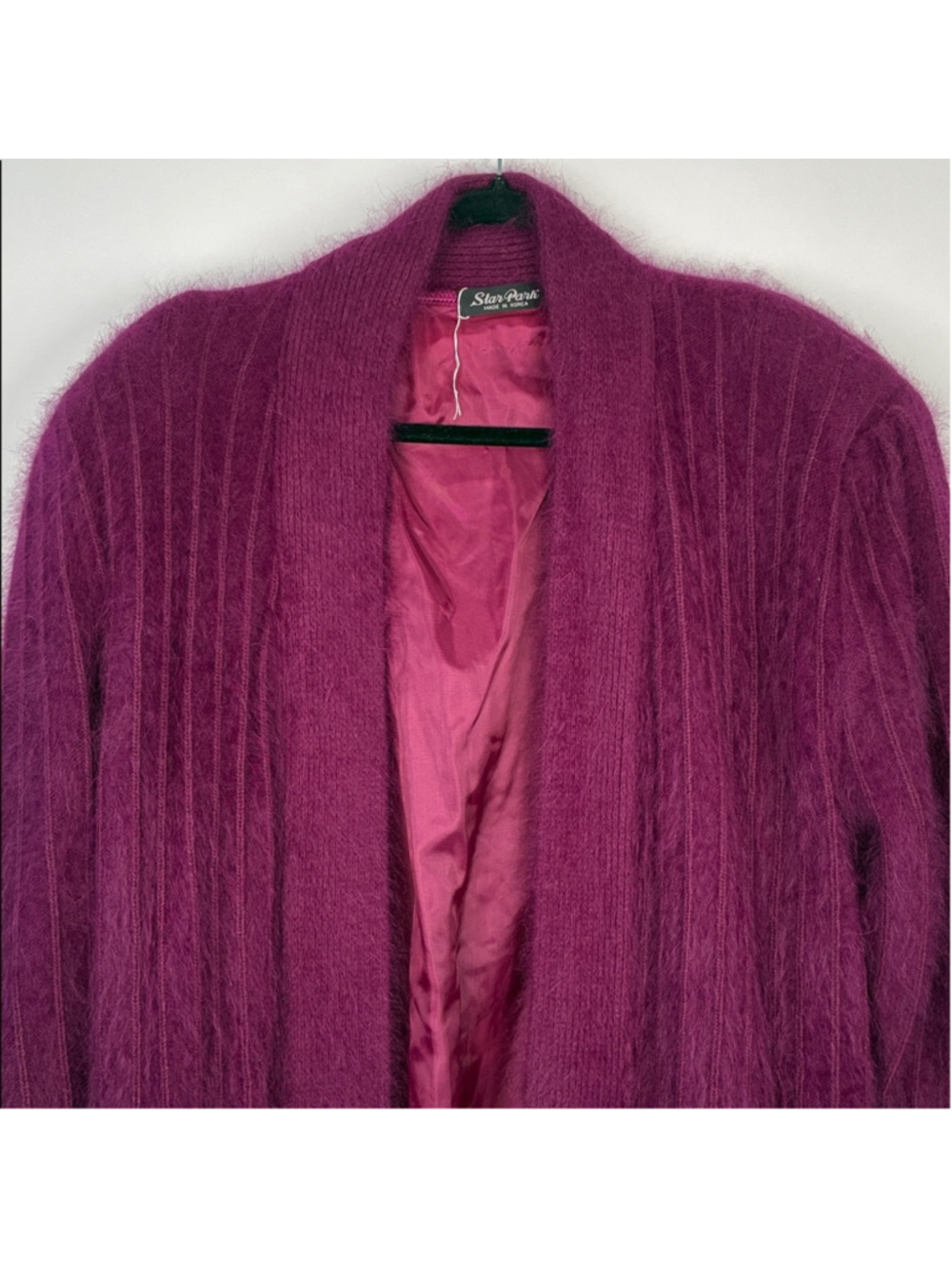 RARE!!!! Vintage Korean Angora Cardigan #0034